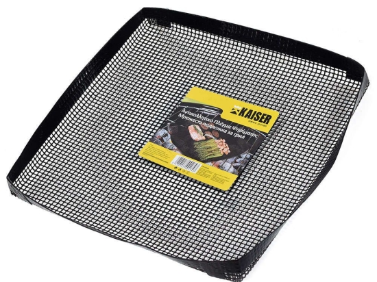 Πλέγμα Ψησίματος Αντικολλητικό Bbq 03V0445 30x30x3cm Black Kaiser