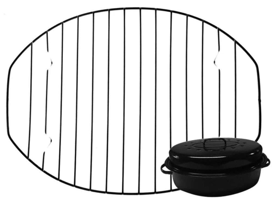 Σχάρα Ψησίματος Οβάλ 87.33.55.32.23 32x23cm Inox Cook-Shop Ανοξείδωτο Ατσάλι