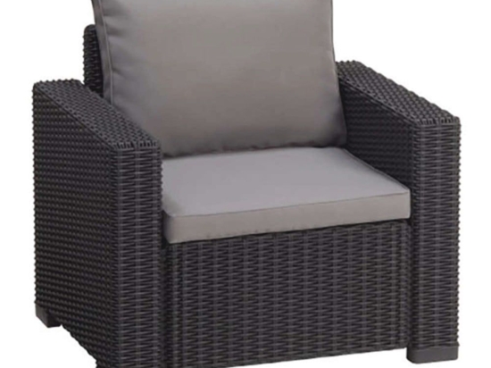 Πολυθρόνα California Dark Grey 53-0442 83X68X72cm