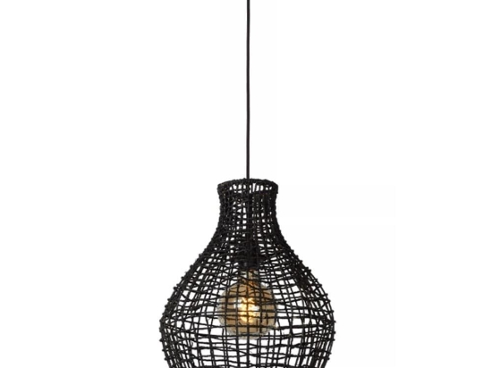 Φωτιστικό Οροφής Alban 03438/35/30 35x175cm 1xE27 40W Black Lucide