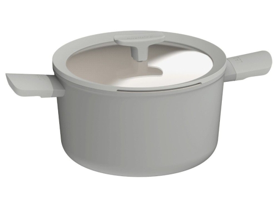 Κατσαρόλα Με Καπάκι Balance Leo 3950430 24cm/5,5Lt Grey BergHOFF 24cm Αλουμίνιο
