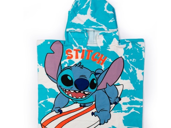 Πόντσο Θαλάσσης Disney Lilo & Stitch 30 Quick Dry Sky Blue DimCol