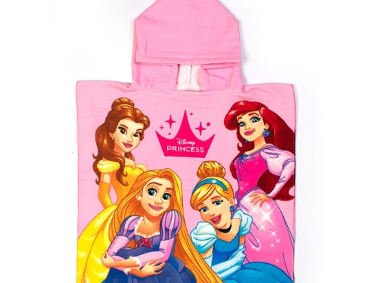 Πόντσο Θαλάσσης Disney Princess 08 Quick Dry Pink DimCol