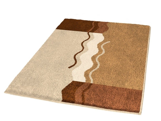 Πατάκι Μπάνιου Vanessa 5503 Brown Kleine Wolke 55Χ65 Acrylic
