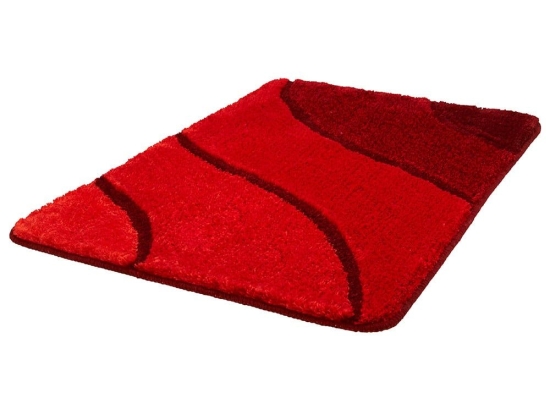 Πατάκι Μπάνιου Wave 5507 Ruby Red Kleine Wolke 55Χ65 Acrylic