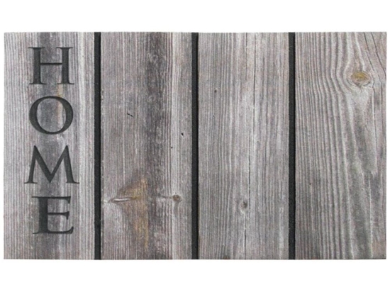 Πατάκι Εισόδου Ecomat 055 Home Wood 45X75cm Grey Sdim 45X75