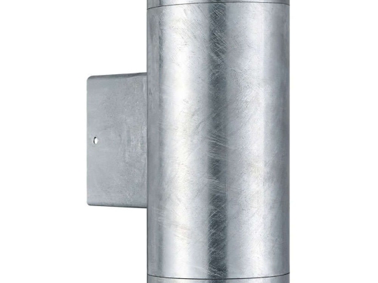 Φωτιστικό Τοίχου - Απλίκα Tin Maxi Double 21519931 Φ7,6x19cm 2xGu10 28W Galvanized Nordlux
