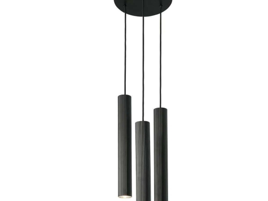 Φωτιστικό Οροφής Vico 2412123003 22x40cm 3xGu10 5W Black Nordlux