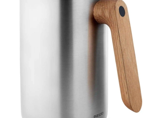 Καφετιέρα Γαλλικού Με Πρέσα Nordic Kitchen 502754 1000ml Natural-Inox Eva Solo Ατσάλι,Ξύλο