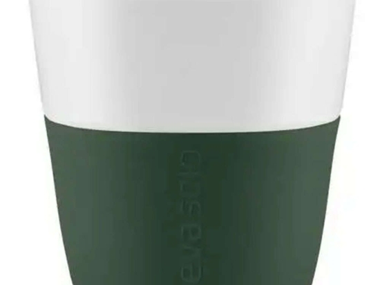 Φλυτζάνια Espresso Πορσελάνινα (Σετ 2Τμχ) 501129 80ml Emerald Green Eva Solo Πορσελάνη,Σιλικόνη