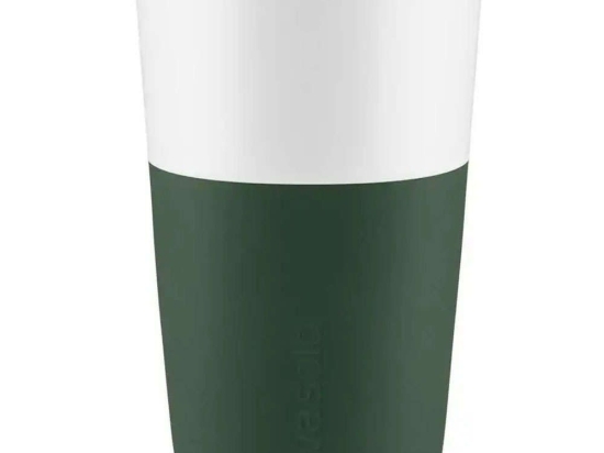 Φλυτζάνια Latte Πορσελάνινα (Σετ 2Τμχ) 501131 360ml Emerald Green Eva Solo Πορσελάνη,Σιλικόνη