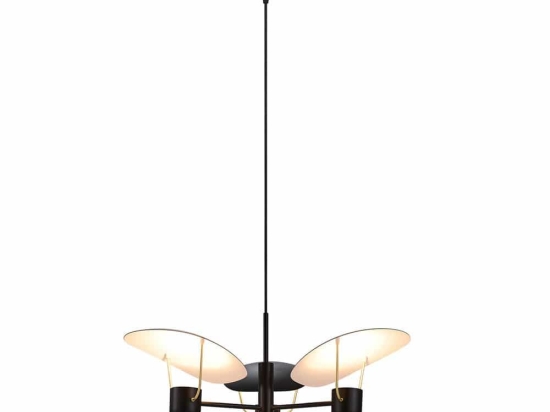 Φωτιστικό Οροφής Κρεμαστό Fabiola GU10 71x32cm Black Dftp