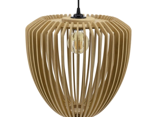 Καπέλο Φωτιστικού/Αμπαζούρ Clava 2242 Φ38x39cm 1xE27 15W Oak Umage