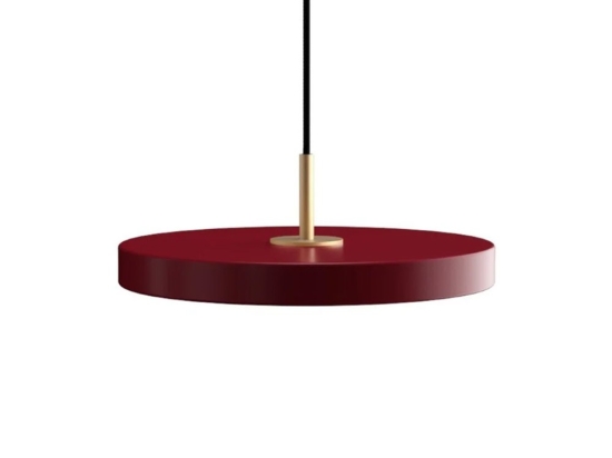 Φωτιστικό Οροφής Asteria Plus Mini Brass 2291 Φ31x10.5cm Led 1200lm 18W 2400-3000k Ruby Red Umage