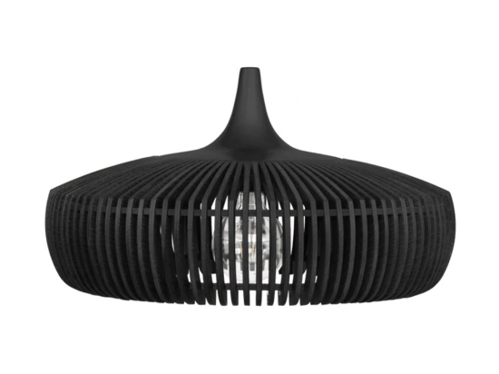 Καπέλο Φωτιστικού/Αμπαζούρ Clava Dine 2362 Φ43x24cm 1xE27 15W Black Oak Umage