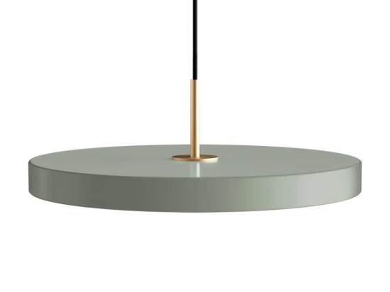 Φωτιστικό Οροφής Asteria Plus Medium Brass 2567 Φ43x14 cm Led 1600lm 28W 2400-3000k Nuance Olive Umage