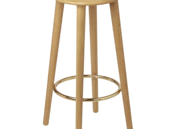 Σκαμπό Μπάρ Socialite 5519 44x67.5cm Oak Oak Umage