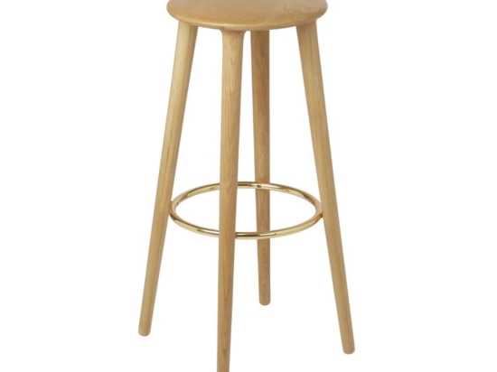 Σκαμπό Μπάρ Socialite 5520 47x77.5cm Oak Oak Umage
