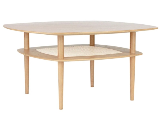 Τραπέζι Καφέ Together S.Square 5522 100x100x51.6 Oak Umage