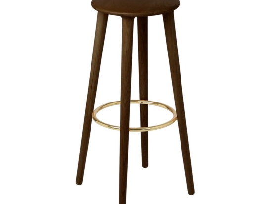 Σκαμπό Μπάρ Socialite 5881 47x77.5cm Dark Oak Brown Umage