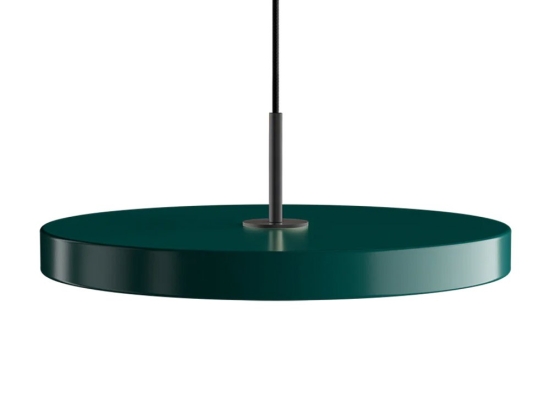 Φωτιστικό Οροφής Asteria Medium Black 2172C4173 Φ43x4cm Led 1300lm 16W 3000k Forest Green Umage