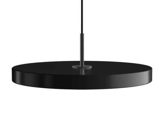 Φωτιστικό Οροφής Asteria Medium Black 2182C4173 Φ43x4cm Led 1300lm 16W 3000k Black Umage