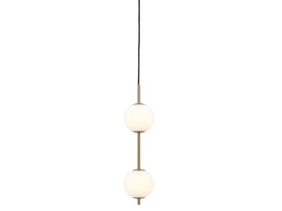 Φωτιστικό Οροφής Audrey 2 2255C2255-1 Φ12x50.1cm Led 830lm 18W 2700k Brass-Opal Umage