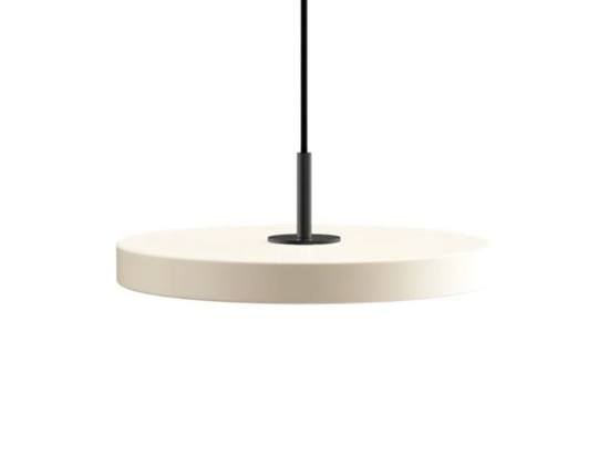 Φωτιστικό Οροφής Asteria Plus Mini Black 2288C4175 Φ31x10.5cm Led 1200lm 18W 2400-3000k Pearl White Umage