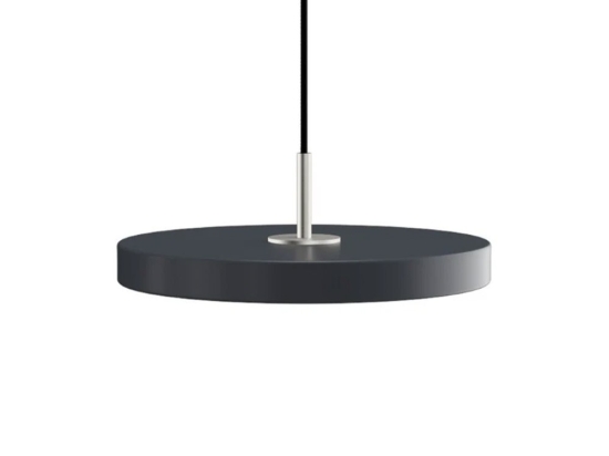 Φωτιστικό Οροφής Asteria Plus Mini Steel 2289C4174 Φ31x10.5cm Led 1200lm 18W 2400-3000k Anthracite Umage