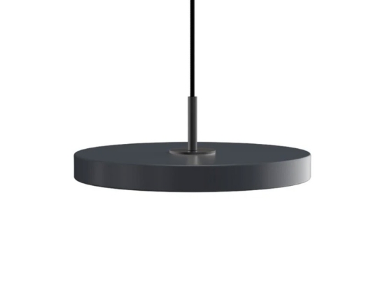 Φωτιστικό Οροφής Asteria Plus Mini Black 2289C4175 Φ31x10.5cm Led 1200lm 18W 2400-3000k Anthracite Umage