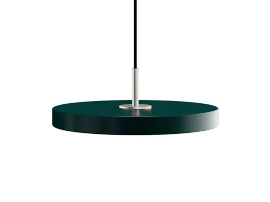 Φωτιστικό Οροφής Asteria Plus Mini Steel 2290C4174 Φ31x10.5cm Led 1200lm 18W 2400-3000k Forest Green Umage