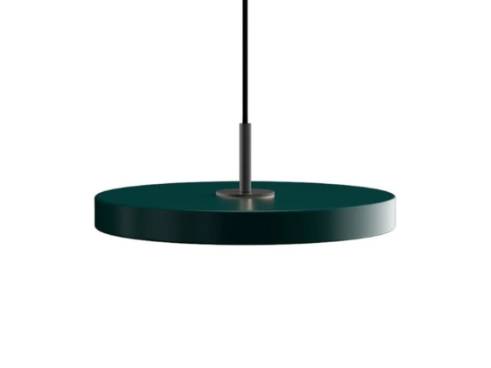 Φωτιστικό Οροφής Asteria Plus Mini Black 2290C4175 Φ31x10.5cm Led 1200lm 18W 2400-3000k Forest Green Umage