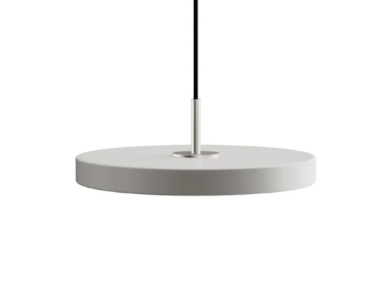 Φωτιστικό Οροφής Asteria Plus Mini Steel 2294C4174 Φ31x10.5cm Led 1200lm 18W 2400-3000k Nuance Mist Umage
