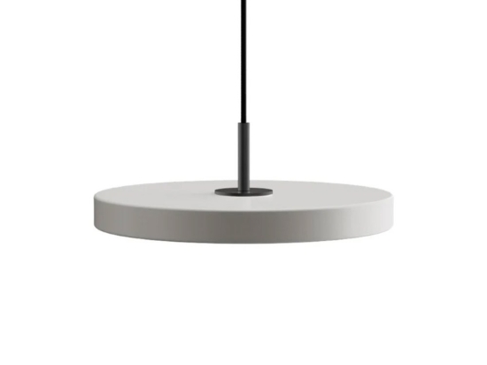 Φωτιστικό Οροφής Asteria Plus Mini Black 2294C4175 Φ31x10.5cm Led 1200lm 18W 2400-3000k Nuance Mist Umage