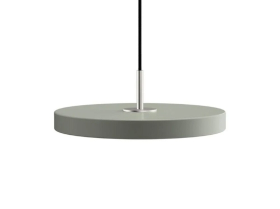 Φωτιστικό Οροφής Asteria Plus Mini Steel 2295C4174 Φ31x10.5cm Led 1200lm 18W 2400-3000k Nuance Olive Umage