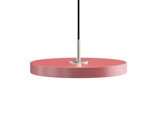 Φωτιστικό Οροφής Asteria Plus Mini Steel 2296C4174 Φ31x10.5cm Led 1200lm 18W 2400-3000k Nuance Rose Umage