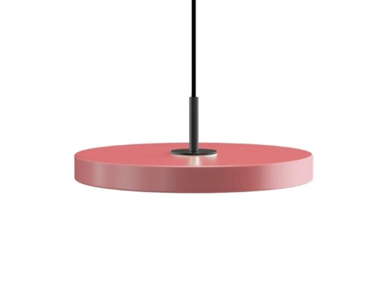 Φωτιστικό Οροφής Asteria Plus Mini Black 2296C4175 Φ31x10.5cm Led 1200lm 18W 2400-3000k Nuance Rose Umage