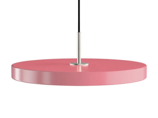 Φωτιστικό Οροφής Asteria Medium Steel 2422C4172 Φ43x4cm Led 1300lm 16W 3000k Nuance Rose Umage