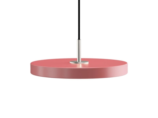 Φωτιστικό Οροφής Asteria Mini Steel 2432C4174 Φ31x3.3cm Led 900lm 14W 3000k Nuance Rose Umage