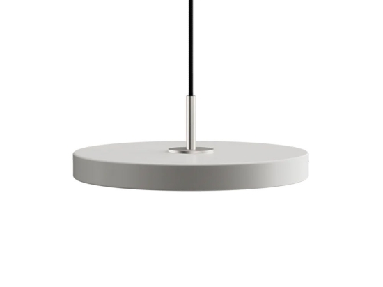 Φωτιστικό Οροφής Asteria Mini Steel 2430C4174 Φ31x3.3cm Led 900lm 14W 3000k Nuance Mist Umage