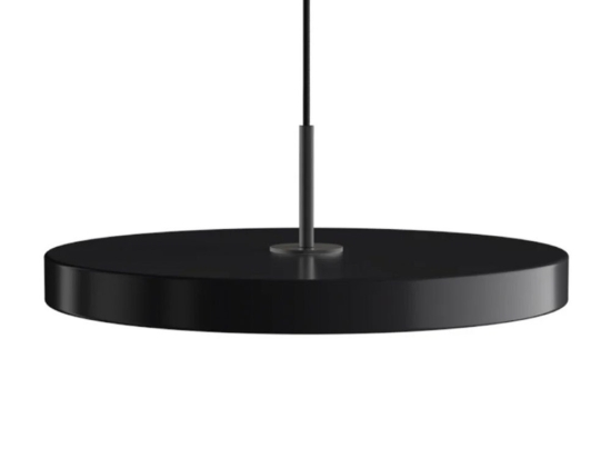 Φωτιστικό Οροφής Asteria Plus Medium Black 2565C4173 Φ43x14cm Led 1600lm 28W 2400-3000k Black Umage