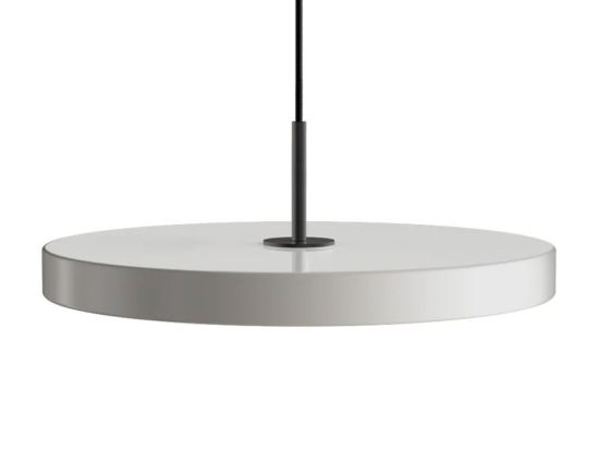 Φωτιστικό Οροφής Asteria Plus Medium Black 2566C4173 Φ43x14cm Led 1600lm 28W 2400-3000k Nuance Mist Umage