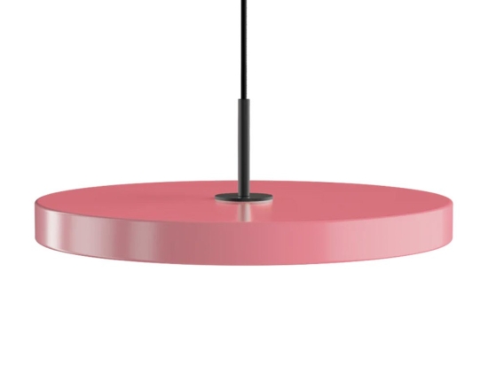 Φωτιστικό Οροφής Asteria Plus Medium Black 2568C4173 Φ43x14cm Led 1600lm 28W 2400-3000k Nuance Rose Umage