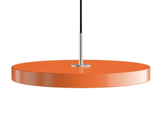 Φωτιστικό Οροφής Asteria Plus Medium Steel 2569C4172 Φ43x14cm Led 1600lm 28W 2400-3000k Nuance Orange Umage