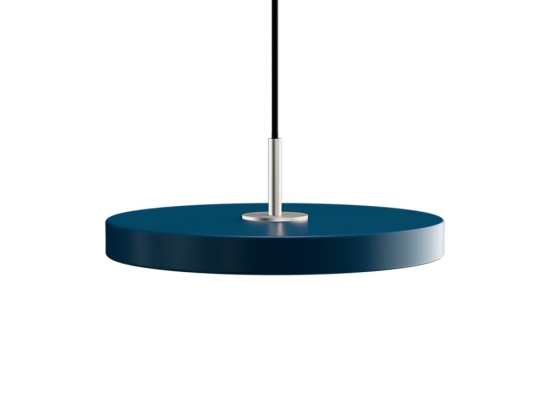 Φωτιστικό Οροφής Asteria Mini Steel 2209C4174 Φ31x3.3cm Led 900lm 14W 3000k Petrol Blue Umage