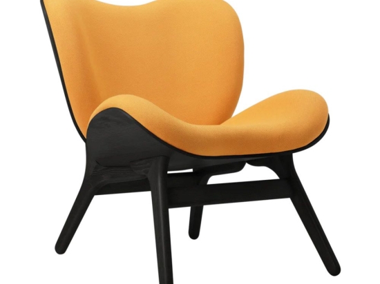 Πολυθρόνα Α Conversation Piece 5102C701-06 70x83x83cm Black Oak Tangerine