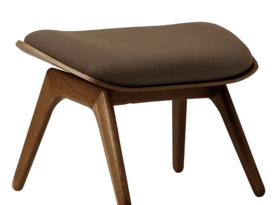 Σκαμπό The Reader Ottoman 5588NC705-10 60x46x42cm Dark Oak Mocca