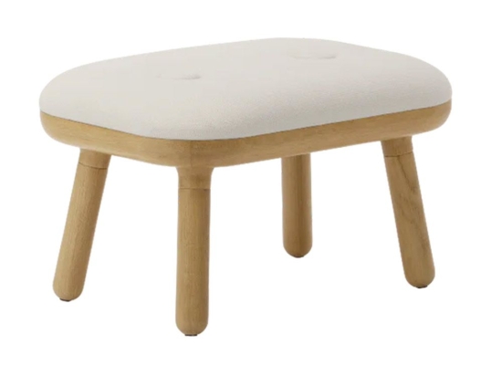 Σκαμπό Χαμηλό Paff 5610C5610-1C732-02 50x35x30.5cm Oak White Sands Umage