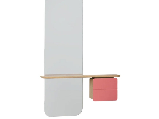 Καθρέπτης Τοίχου One More Look 5620C5620-9 78x15x118cm Oak Nuance Rose Umage