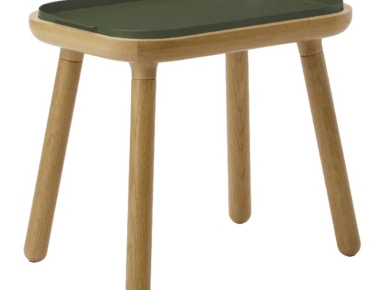 Τραπεζάκι Ψηλό Paff 5610C5610-2C5617 50x35x43cm Oak Olive Green Umage